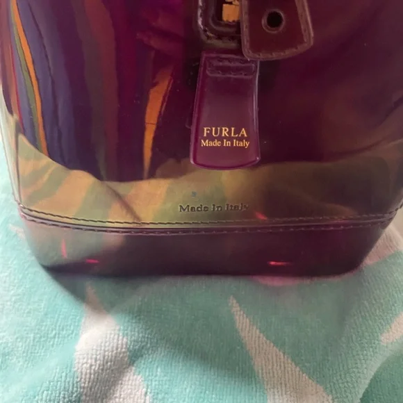 Furla Women's Magenta Satchel - Picture 2 of 3